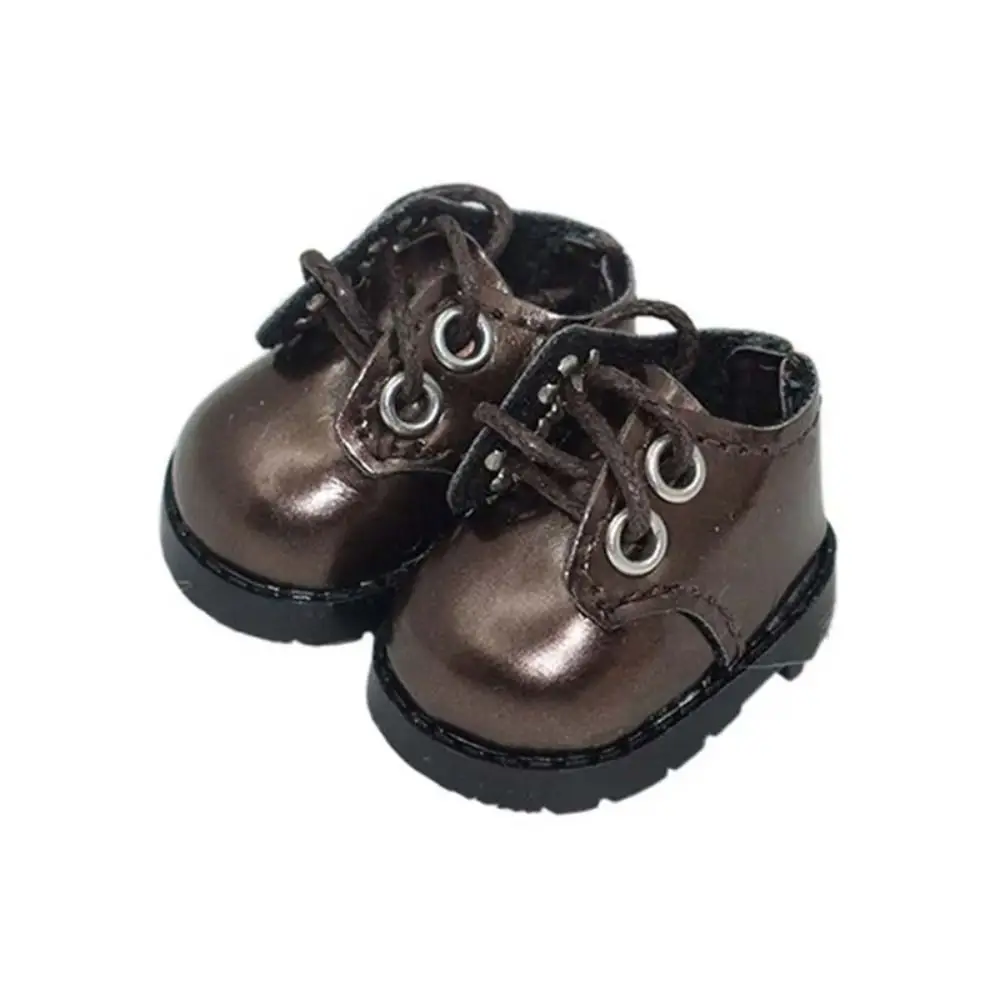 

Shoes Doll PU Leather Martin Boots 1 Pair Lightweight 10cm Cotton Doll Shoes PU Leather Mini DIY Casual Wear Shoes Kids Gifts