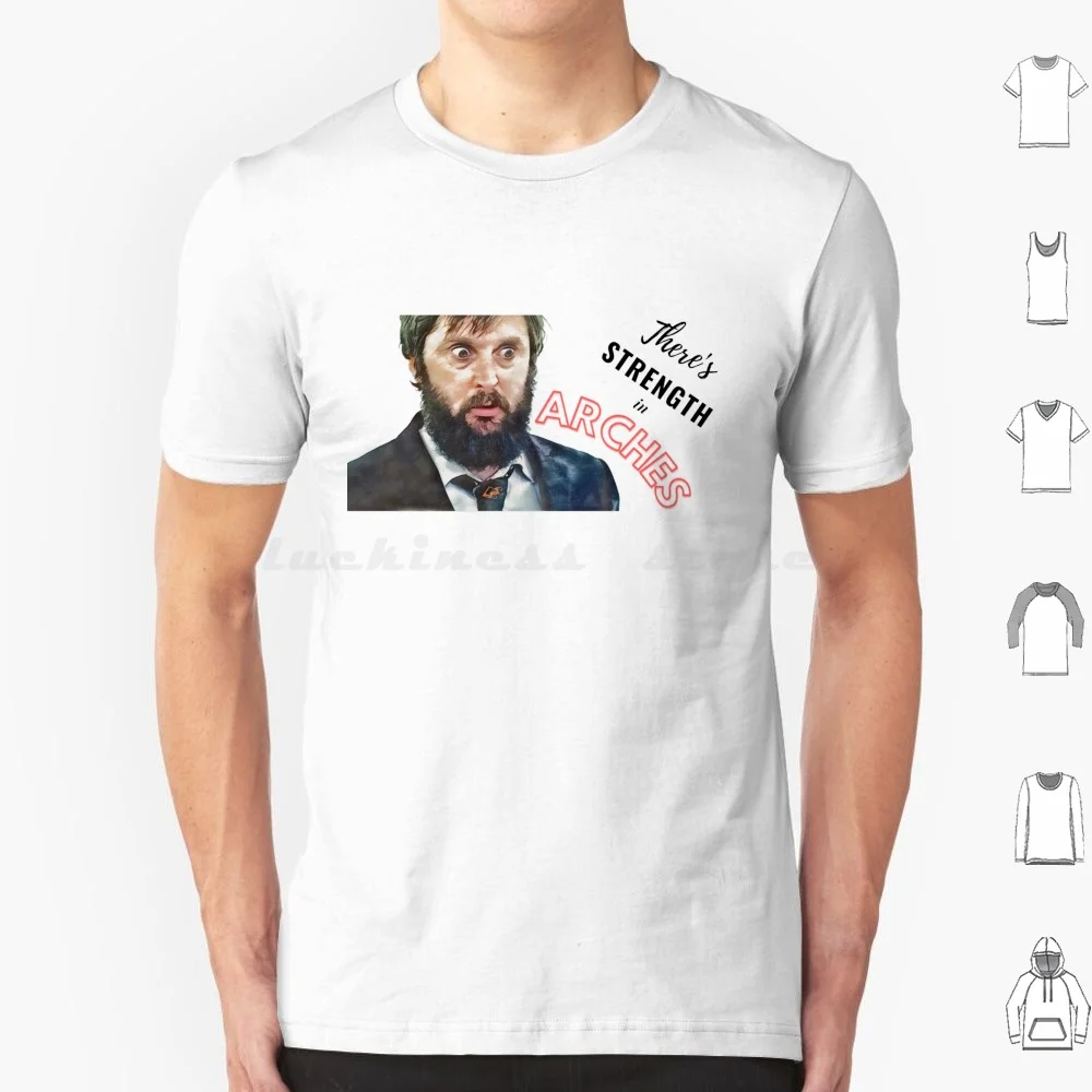 There's Strength In Arches-Taskmaster Joe T Shirt Cotton Men Women DIY Print Joe Taskmaster Strength Arches Alex Horne Little
