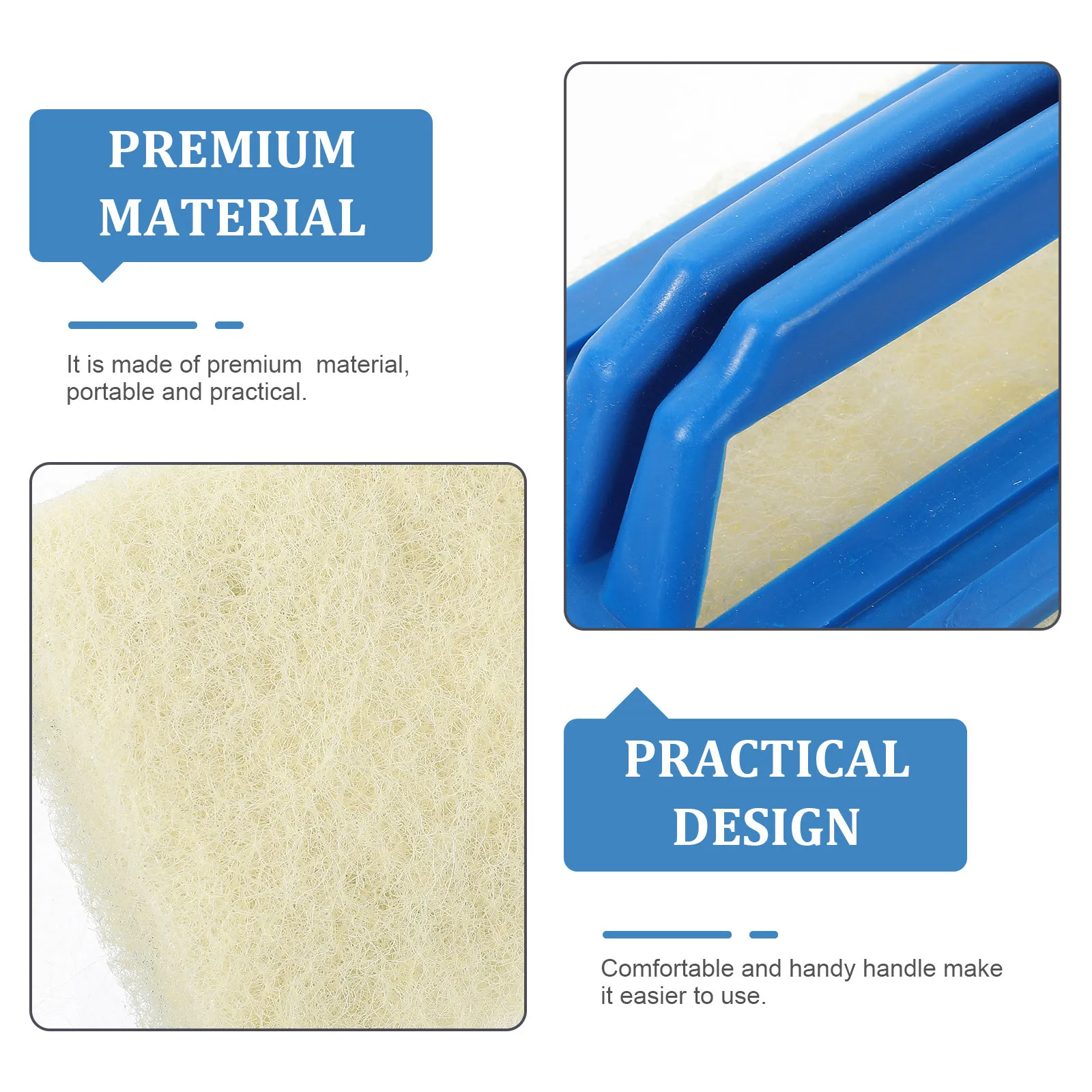 2 قطعة فرشاة تنظيف حمام السباحة متعددة الأغراض أداة تنظيف المرافق قبضة مريحة لأرضية المطبخ والحمام #5