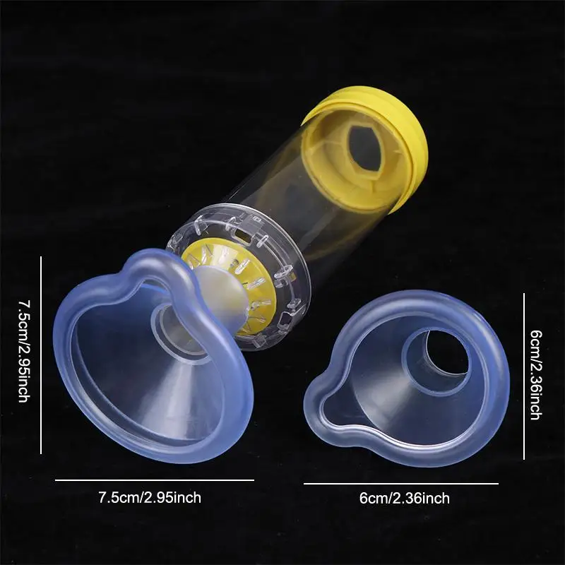 Handheld Pet Nebulizer Spacer 1Pcs Free-Space Aerosol Chamber for Cats Dogs Home Respiratory Care Easy to Use
