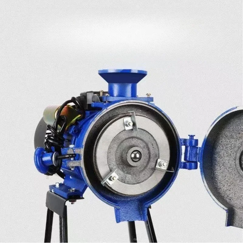 Corn grinder Household 220V milling dry and wet dual-purpose small commercial whole grain ultrafine feed mill