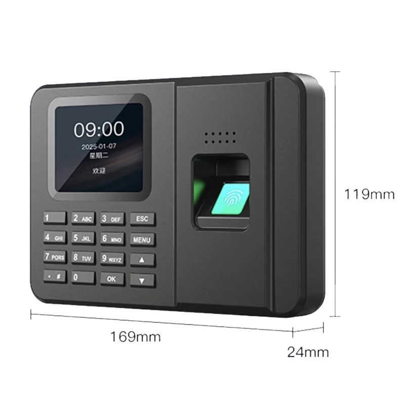 

July005 Portable Fingerprint Attendance Machine Fingerprint Mod Scanner Finger Print Time Attendance System