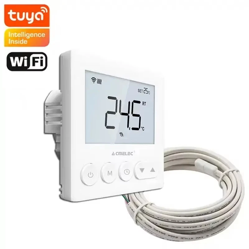 טרמוסטט חימום רצפה חכם Tuya עם Wifi לשליטה מרחוק בטמפרטורת מים בחדר מים Google Home Aleax