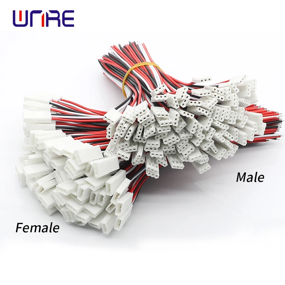 5/10pcs SYP 3P White Terminal With Wire 150mm 22A 1007 JST Connector Plug Cable Male and Female for RC Battery
