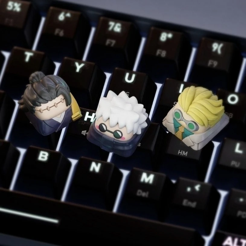 Anime Character Image, Compatible with ESC Personality Keys, Cross-Axis universal Creative Keyboard Decoration, Birthday Gift