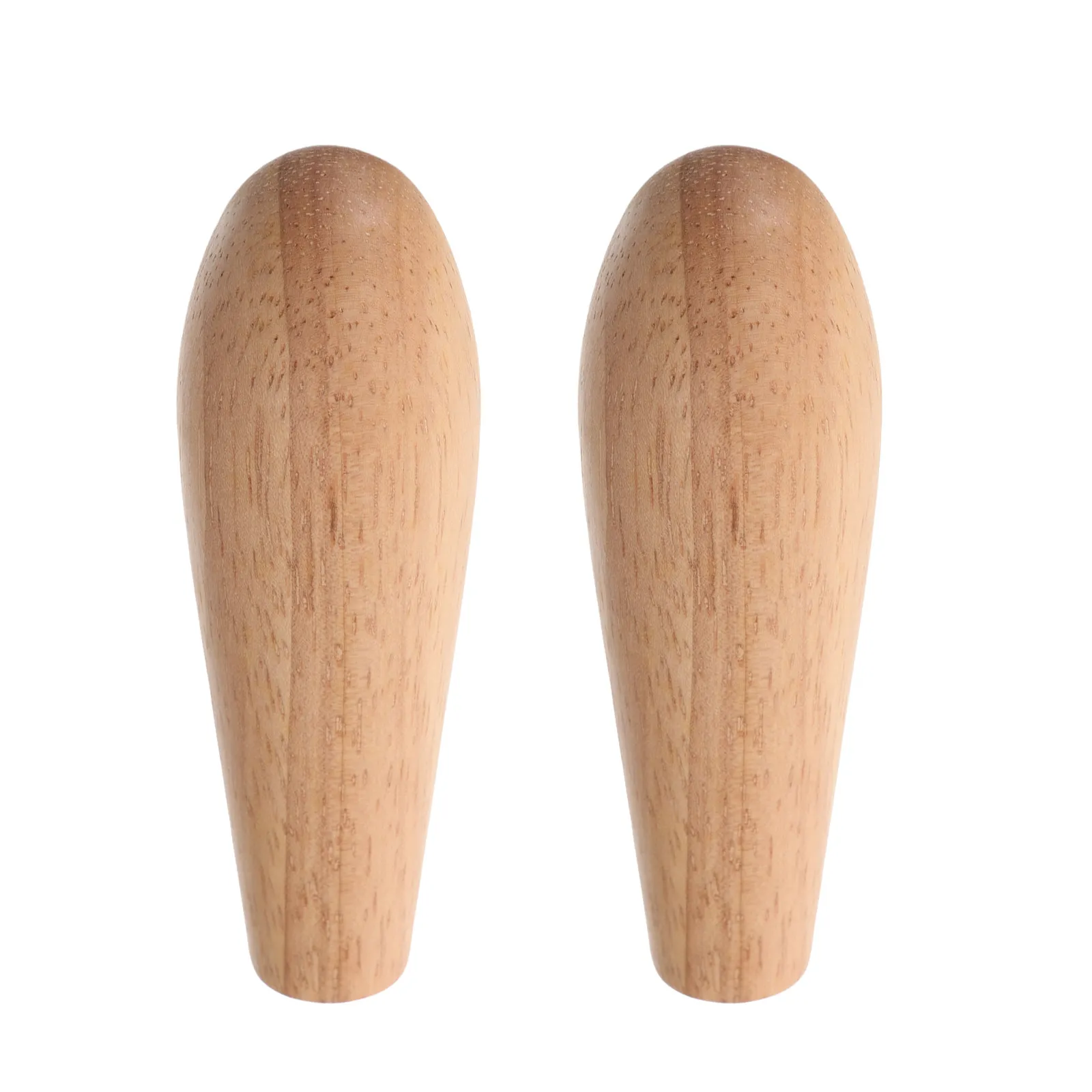 2Pcs Wooden Beer Tap Knob Classic Style Barrel Faucet Handle for Draft Keg System Sturdy Reusable Tap Lever Handle