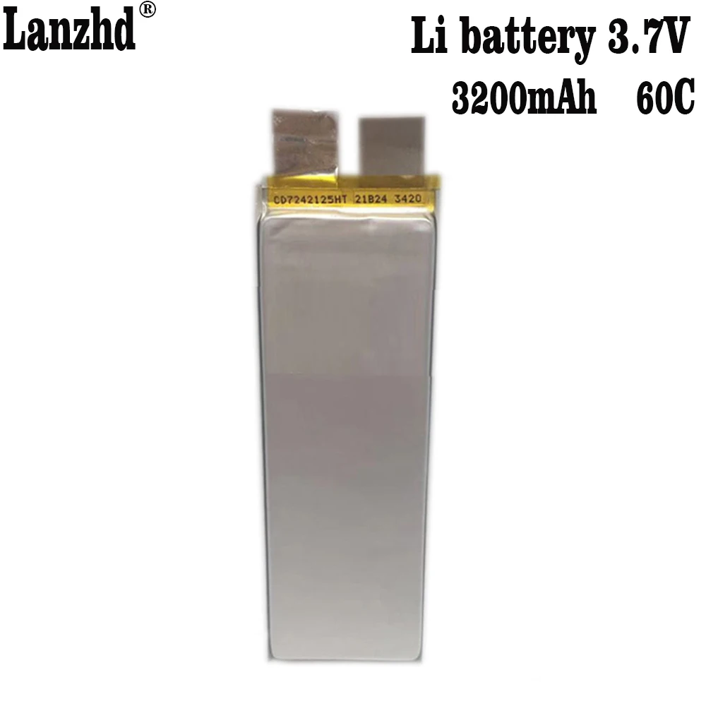 1-8pcs 3.7v 3200mAh 60C Li-ion Battery Lipo Lithium Cells for Diy 24v 36v 48v Battery Pack