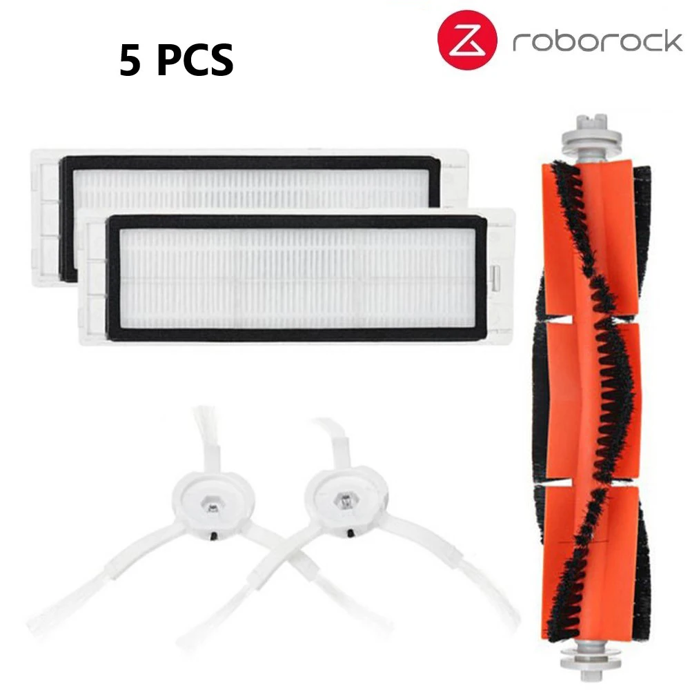 Hepa-Filter Hauptbürste Seitenbürste Ersatzteile für Xiaomi Mi 1s 1st Roborock S5 S50 Max Mijia Roboter Staubsauger Zubehör