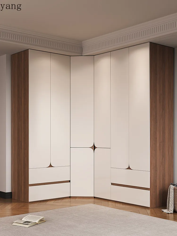 CX modern simple household wardrobe segmented small apartment bedroom storage cabinet combination