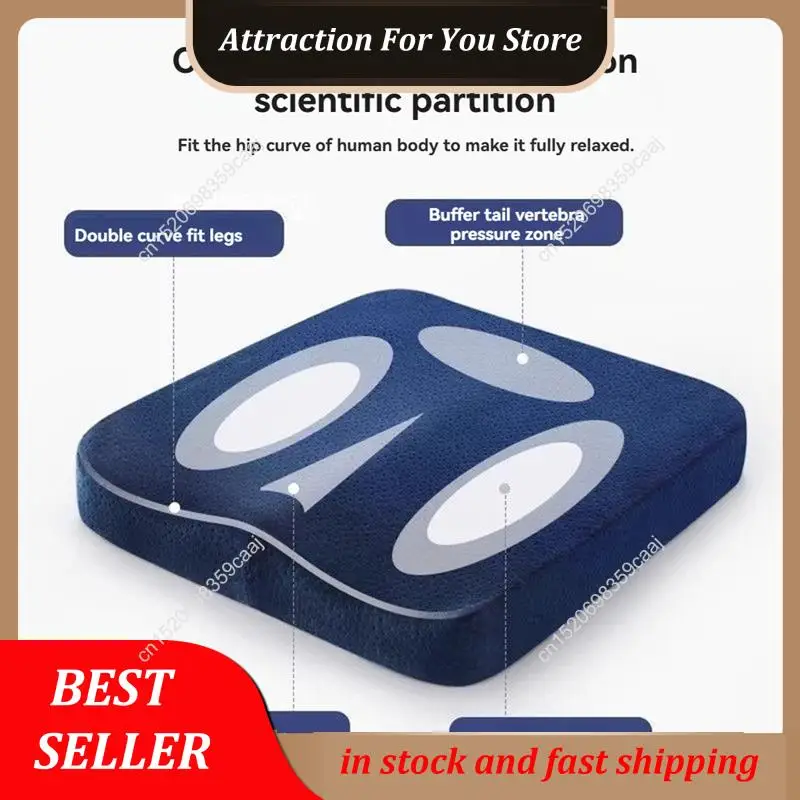 

Hot Selling Ergonomic Memory Foam Office Cushion Car Office Seat Cushion Anti Hemorrhoid Cushion Chair Cushion Memory Foam Cushi