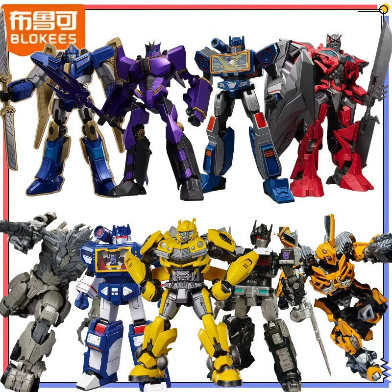 Blokees Transformers Optimus Prime The Fallen Shockwave Blocs de Construction Sentinel Prime Megatron Scourge Figurines d'Action Anime Jouets