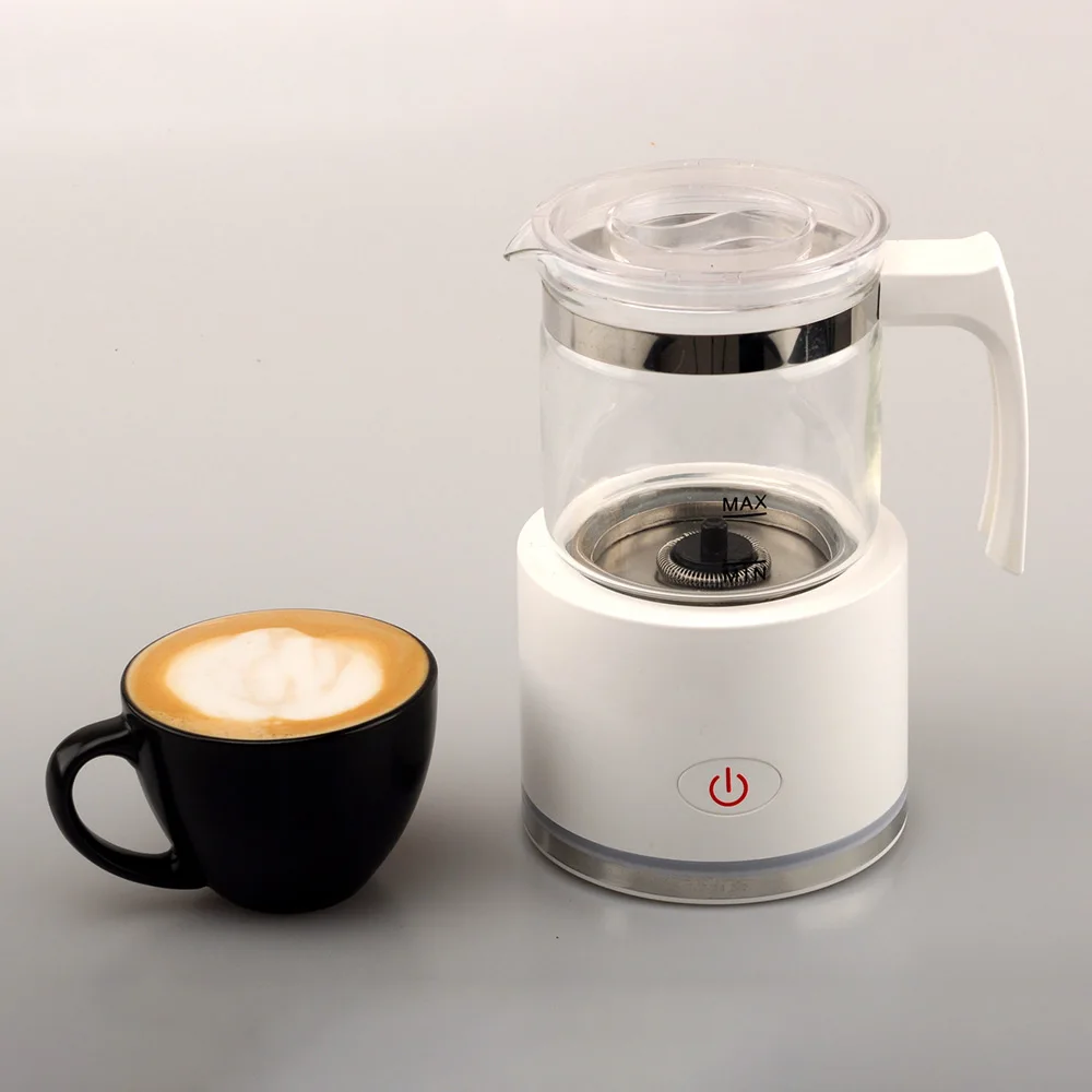 Household Electric Milk Frother Automatic Milk Frother Milk Frothing Machine Electric Milk Frother Warmer Glass Separate Type