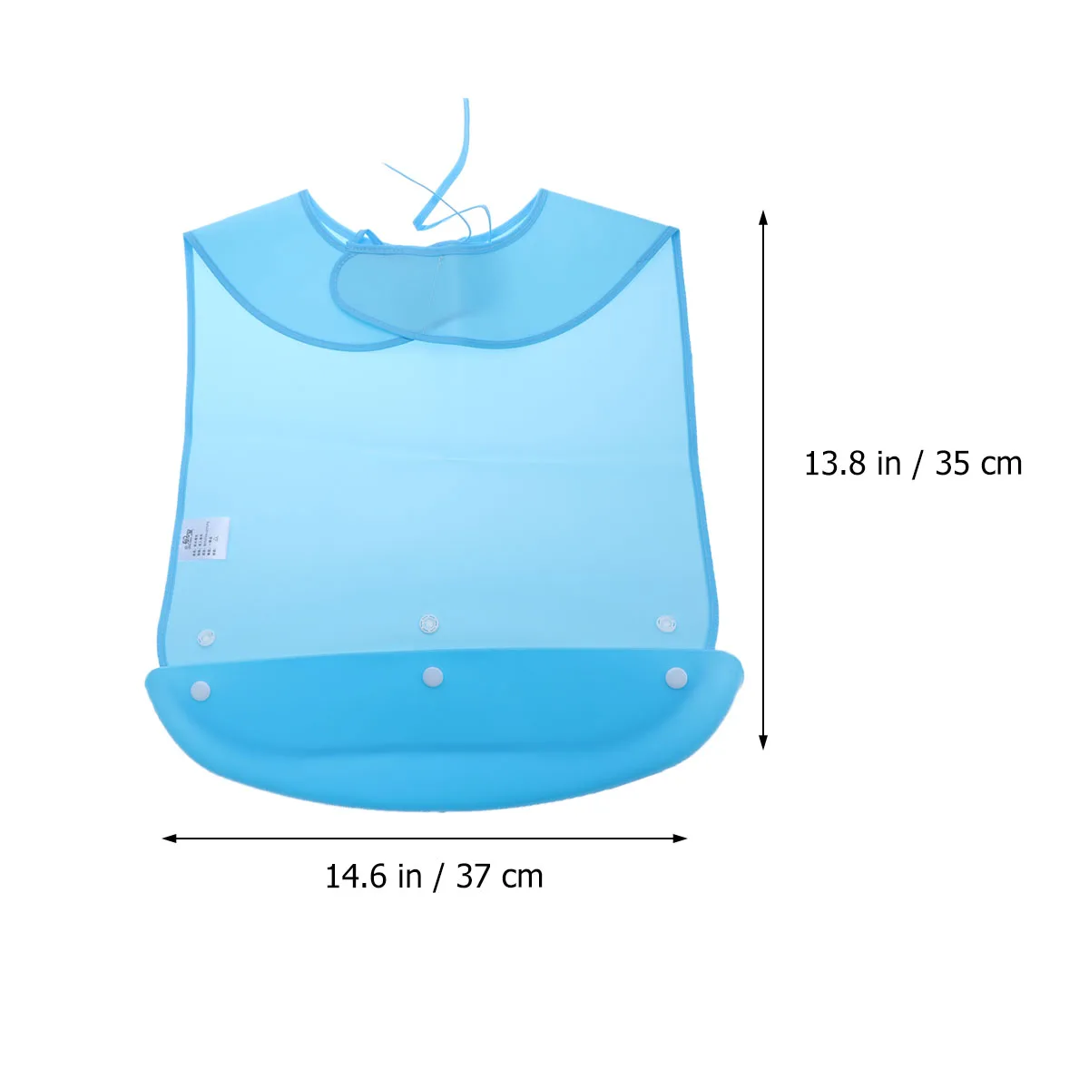 

Eva Waterproof Adult Bib 3D Washable Mealtime Protector Large Clothing Aid Apron Anti Oil Easy Clean For Bedridden Elderly With