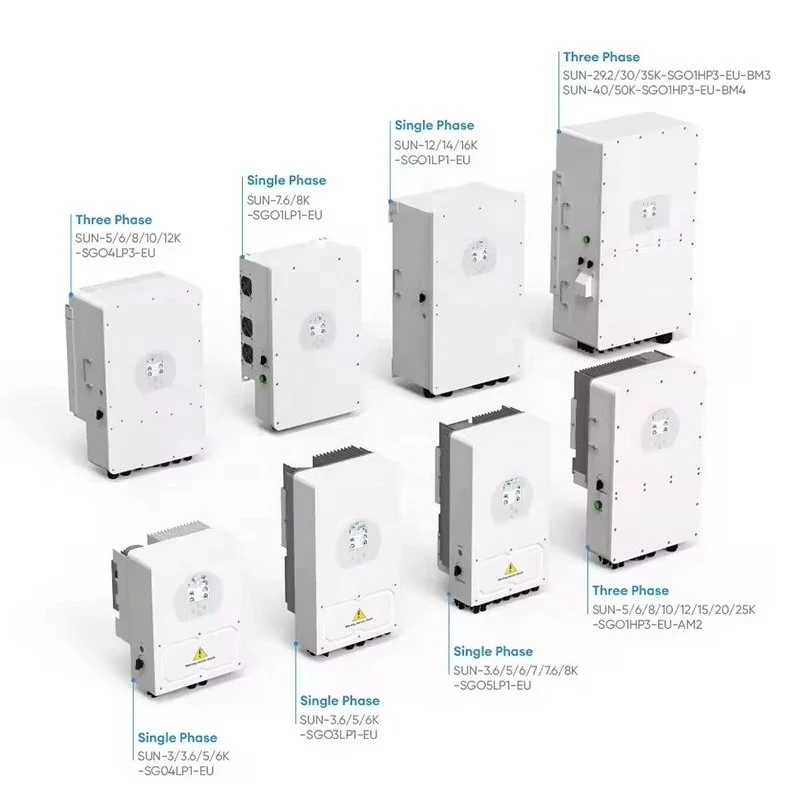 Hybrid Inverter 5kw 6kw 8kw 10kw  Sun-6k-sg05lp1-eu and Sun-12k-sg04lp3-eu Solar Powmr Hybrid Inverter