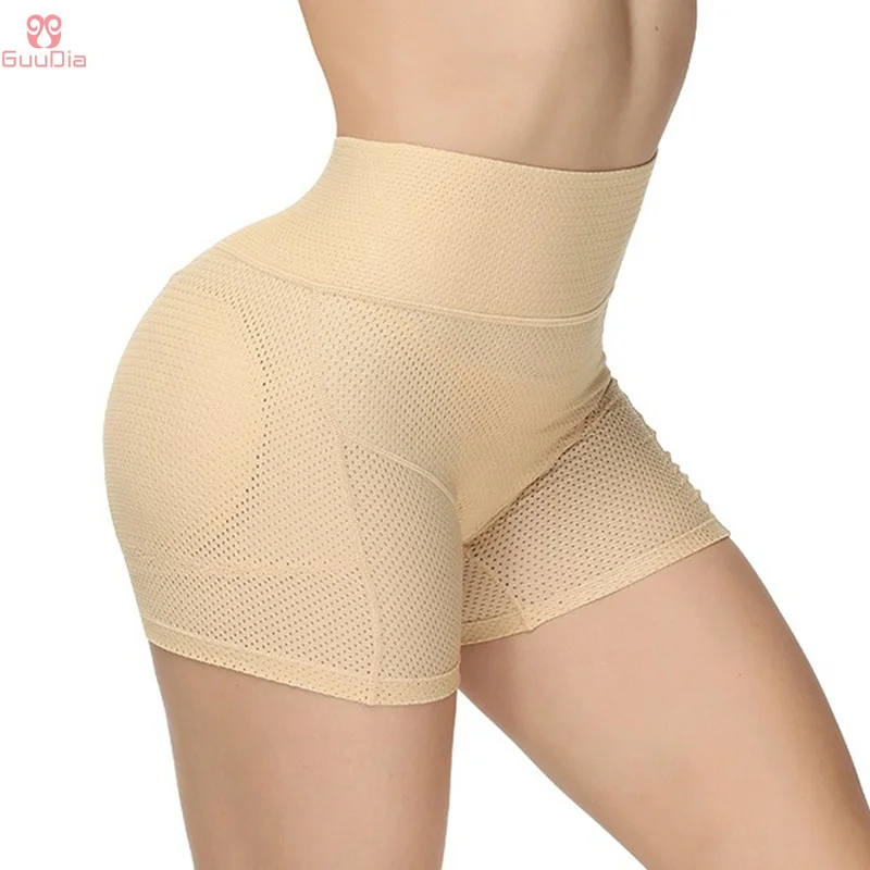 

GUUDIA Hip Butt Enhancer Body Shaper Panties Stretchy Elastic Mesh Breathable Removable Cushion Padded Enhance Shaper Panties