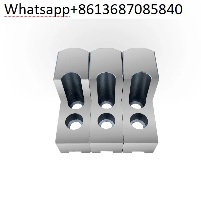 

Hydraulic three jaw chuck L-shaped raised by 5, 6, 8, and 10 inches hydraulic internal support L-shaped steps