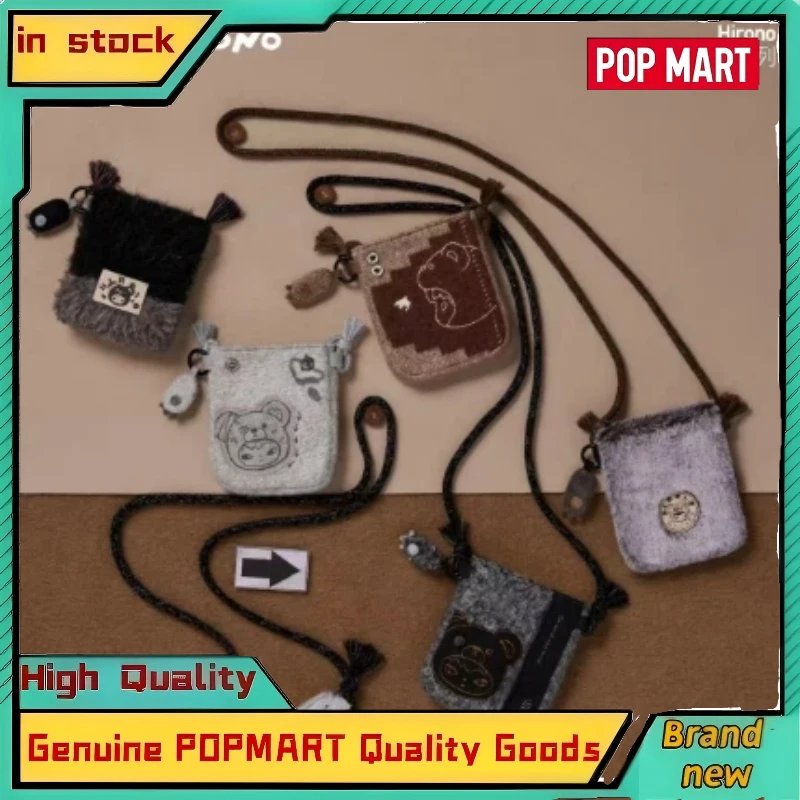 

Новая оригинальная мини-сумка POPMART Hirono Road Journal Series, аксессуар-сюрприз в слепой коробке, подарок на день рождения, милый аксессуар, сумка для фотоаппарата
