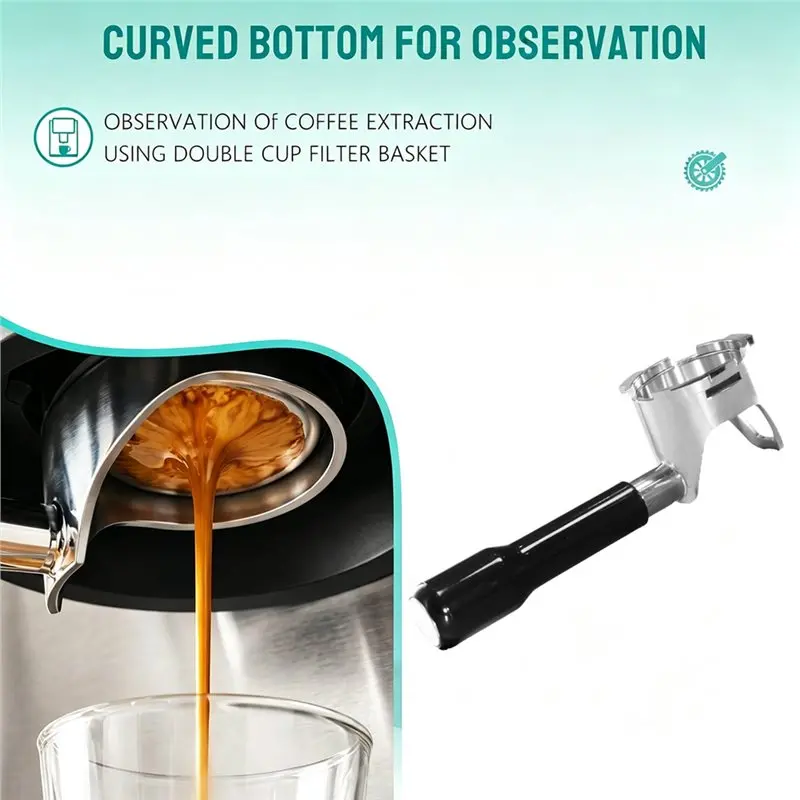 ABVG-For Stock Basket Compatible For Ninja Luxe Cafe Premier ES601/ES701 Bottomless Portafilter Espresso Machine Replacement Par