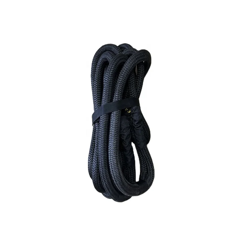 22mm 9mt Car Kinetic Vehicle Nylon Double Braided Recovery Tow 4WD Heavy Duty Rope