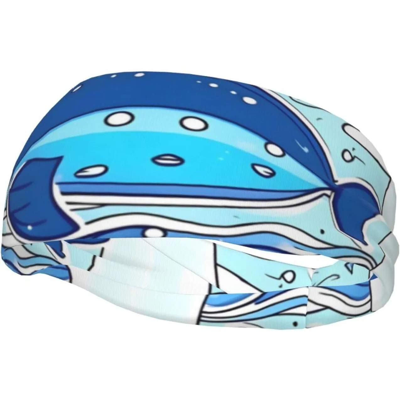 

Небольшой кит, модная спортивная декоративная повязка для плавания, эластичная, дышащая, мягкая