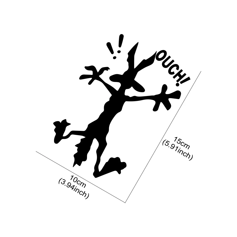 1 قطعة أرنب مقاوم للماء الشارات ملصقات السيارات لنافذة السيارة الوفير محرك الكمبيوتر المحمول الفينيل ملصقات الديكور اكسسوارات السيارات التصميم #5