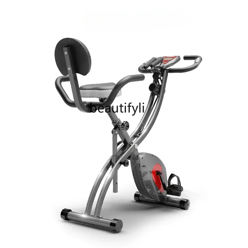 Household, Sports and Exercise Bike Indoor Folding Magnetic Pedal Spinning Bike