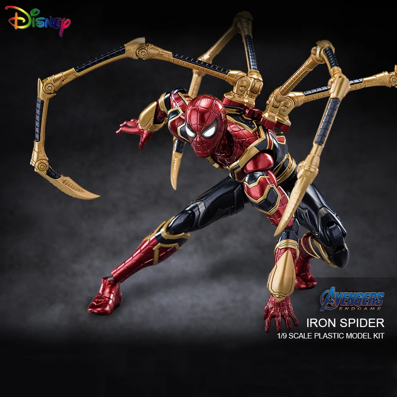 Anime Morstorm E-model Iron Man Mk50/46/85 Spiderman Action Figure 1/9 Scale Assembly Figurine Model Adult Children Toys Gifts