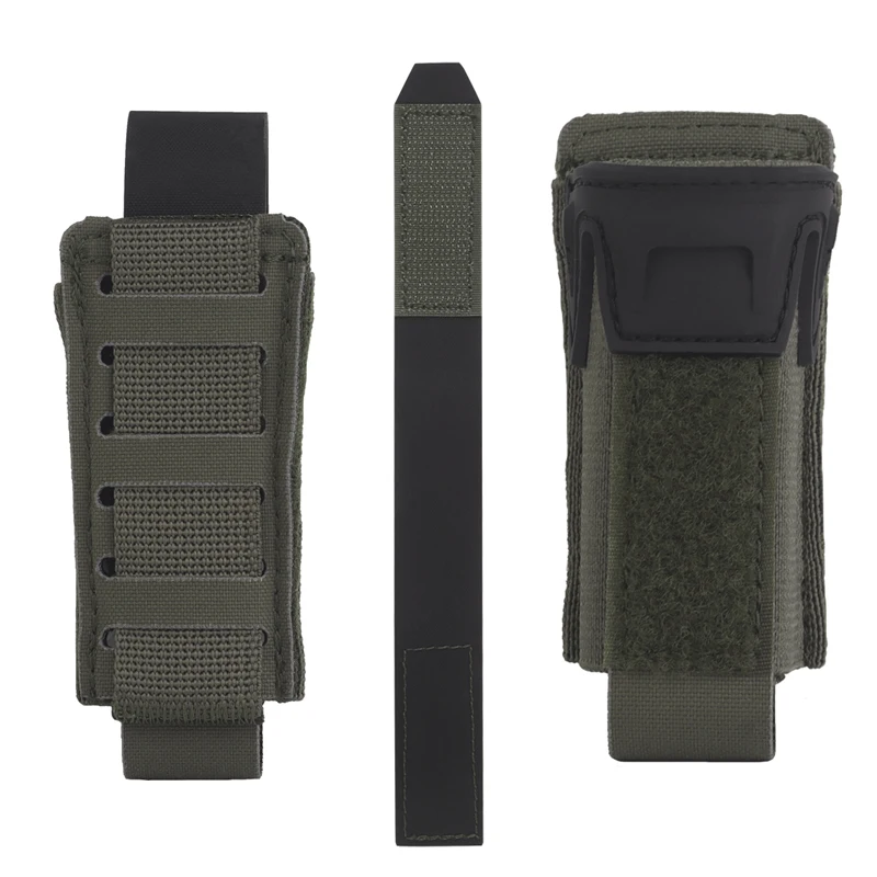 9MM Magazine Pouch K Series Camo Style Pistol Mag Bag MOLLE Pincer Pouch with Protective Cover Plate Tactical Belts Gear