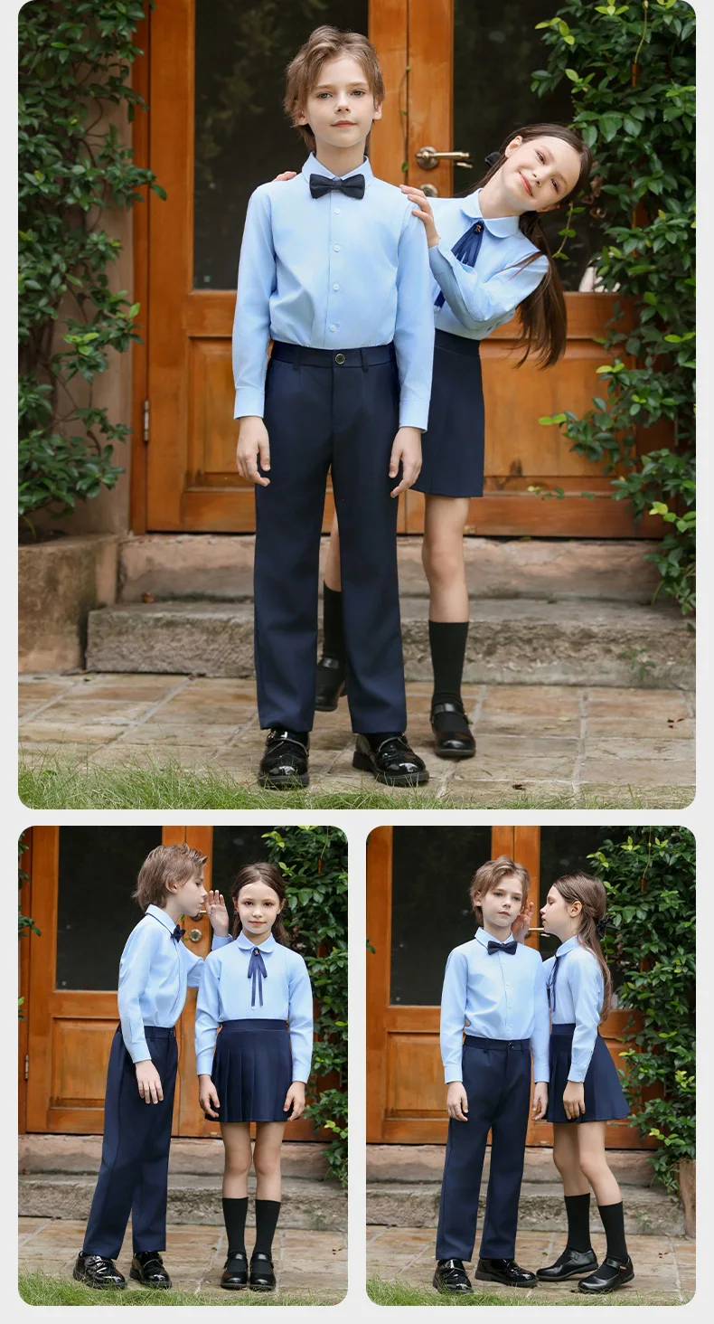 Luxuriöses Kinder-Hochzeitsset für Mädchen, Hemd und Hose für Jungen, lila Party-Outfits, Anzug, Kinder-Schuluniform, formelle Kleidung – Detail 26