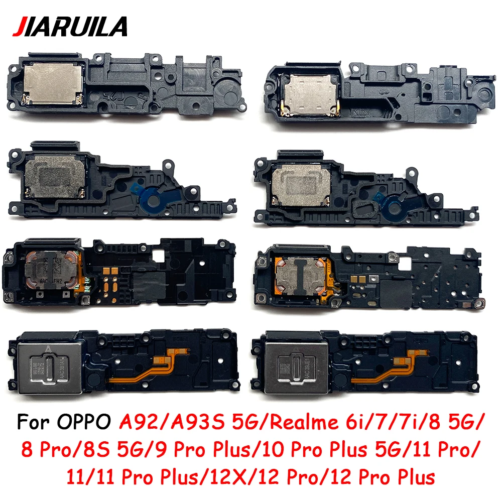 Loud Speaker For Oppo A92 A93S 5G For Realme 6i 7 8 8s 9 10 11 12X 12 Pro Plus Loudspeaker Flex Cable Ringer Parts