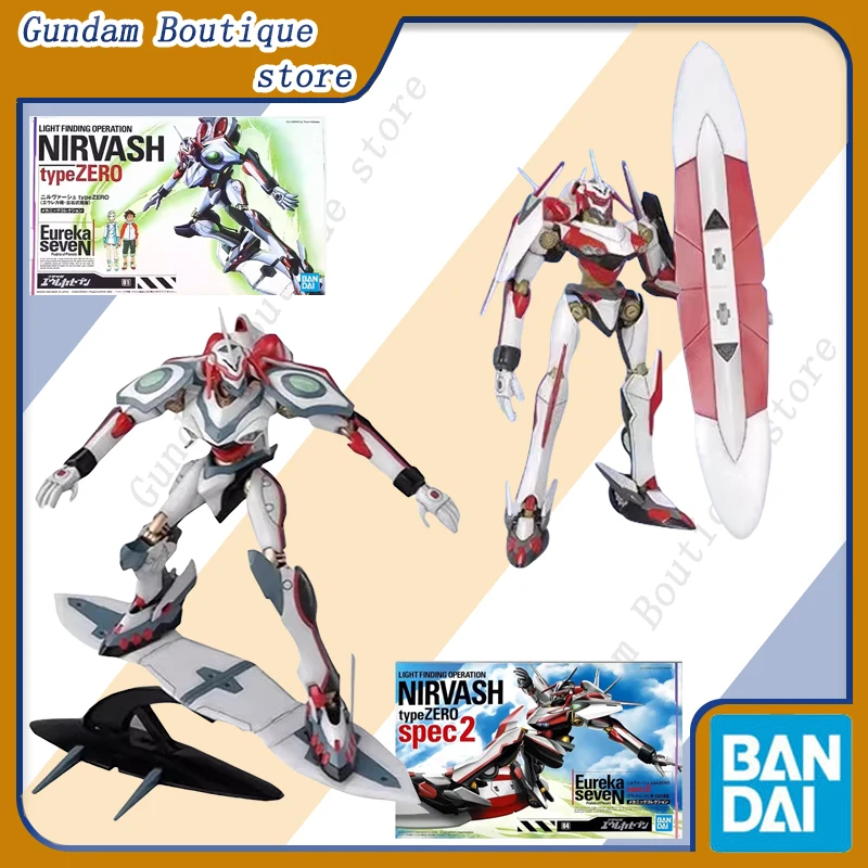 Bandai genuino HG Eureka Seven 01 NIRVASH TIPO ZERO /04 Spec2 figura de acción de Anime juguetes de modelos de ensamblaje coleccionables regalo niños