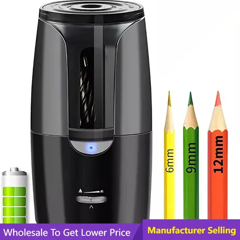 

Electric pencil sharpener fully automatic charging into lead children's sketch pencil sharpener large-caliber pencil sharpener