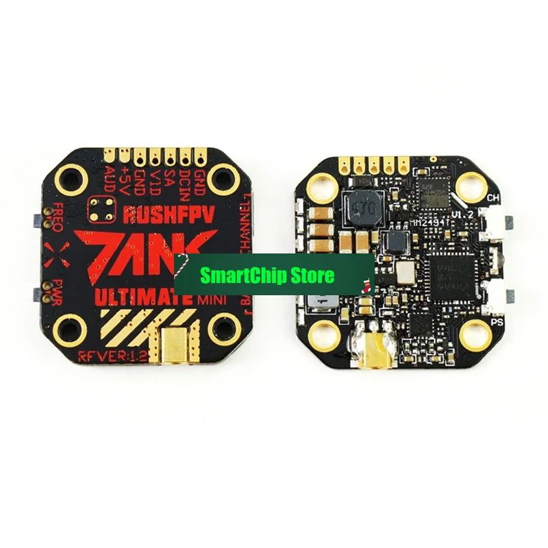 StoreRUSH TANK Ultimate MINI 5.8GHz 48CH RaceBand 0/25/200/500/800mW Switchable 20x20 Stackable FPV Transmitter VTX ForDrone Pa