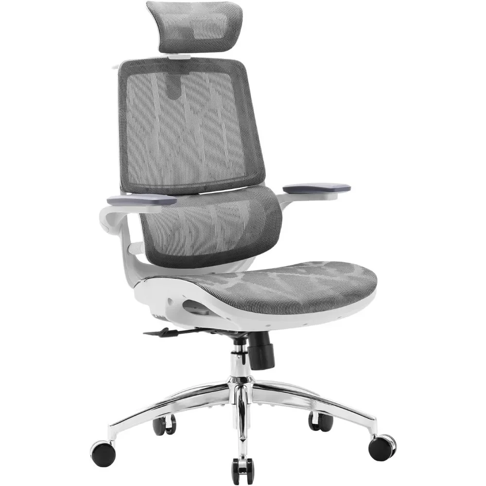 

Ergonomic Office Chair,Desk Chair with3DFlip-up Armrests,Computer Chair with Dual Back Design andAdaptive Dynamic Lumbar Support