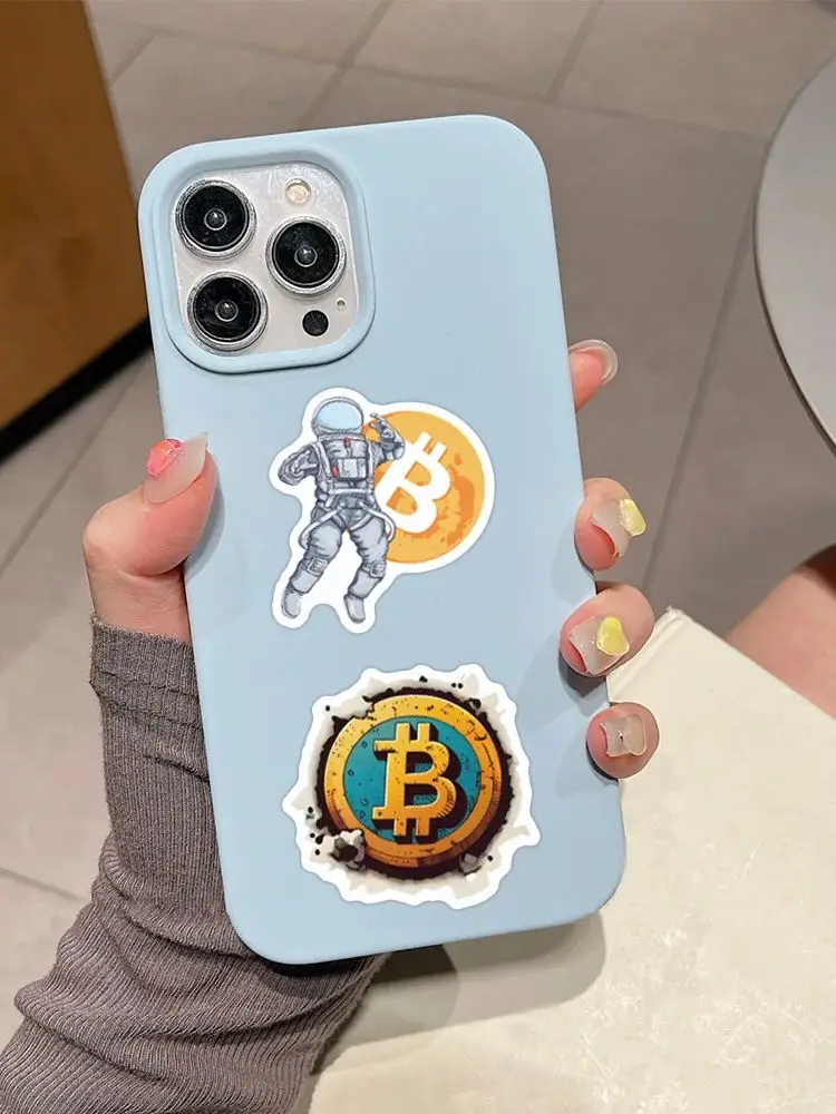 50PCS Cartoon Spaß Bitcoin Graffiti Aufkleber Wasserdicht Kühlschrank Gitarre Laptop Motorrad Skateboard Aufkleber Spielzeug