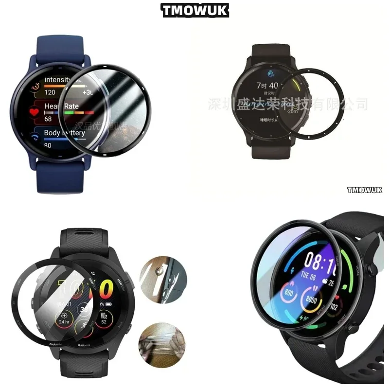 

For Garmin Forerunner 57 945 955 965 970 42mm 47mm Precision Fit Film, Seamless Edge Coverage