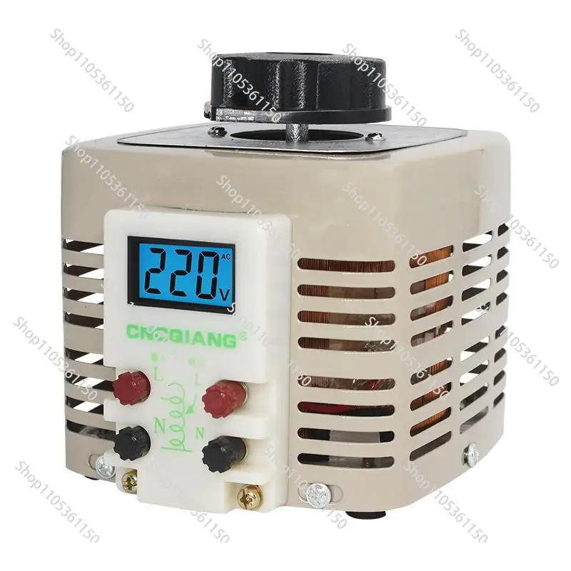 Tdgc2-0.5Kw Ac Variable Digital Voltage Adjustable Regulator Transformer 2A 500W 220V Single-Phase 0-250V Power Supplies