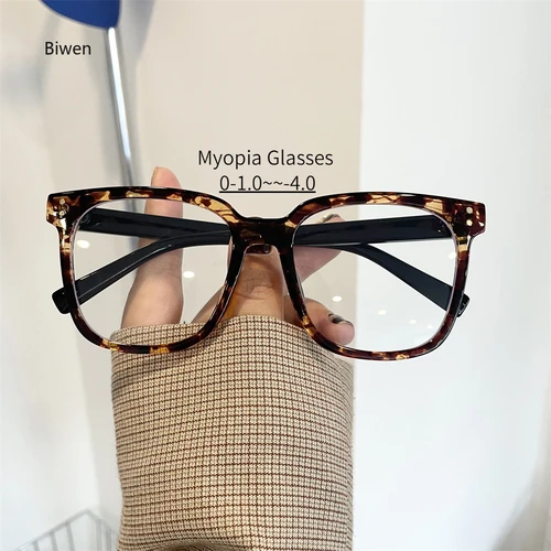 Gafas antiluz azul para miopía para hombre y mujer, anteojos para ordenador, gafas ópticas clásicas, dioptrías 0-4.0, gafas graduadas