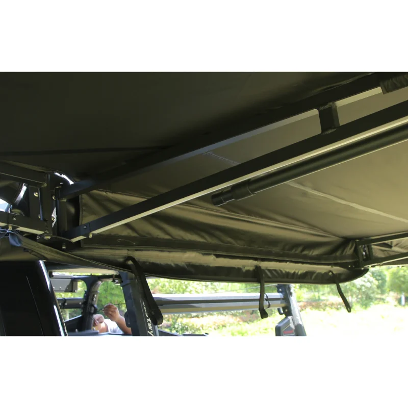 180 Degree Fox Wing Car Side Awning Oxford Cloth PU2000MM Waterproof Vehicle Awning Tent