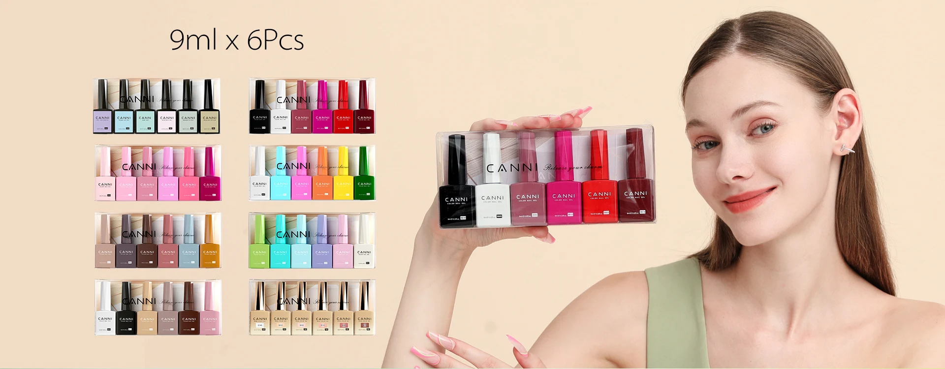 Venalisa HEMA/TPO FREE 7,5 ml Gel-Nagellack für den Sommer, Frühling, French Jelly, nacktes Rosa, Nagelgel, Glitzer, SoakOff, UV-LED, Maniküre, DIY – Detail 2