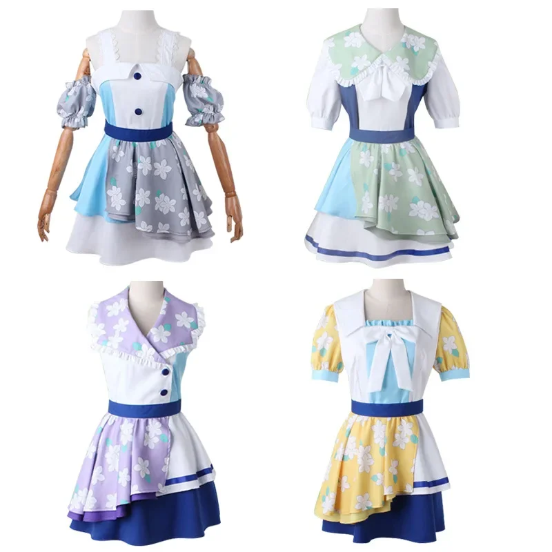 Anime Love Live! Nijigasaki High School Idol Club QU4RTZ Nakasu Kasumi Tennouji Rina Konoe Kanata Cosplay Costume Halloween Suit