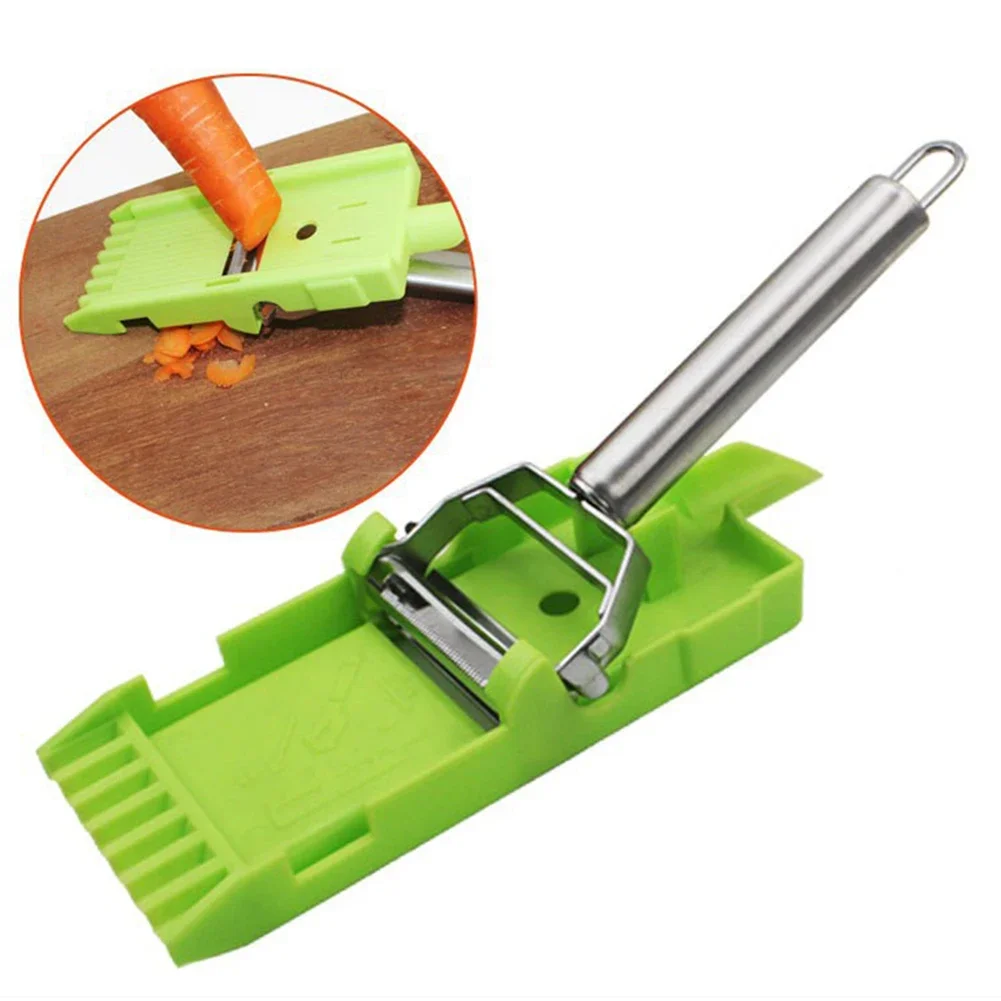 1pc Multi-functional Stainless Steel Fruit Peeler and Grater Double-Headed Potato and Melon Plane