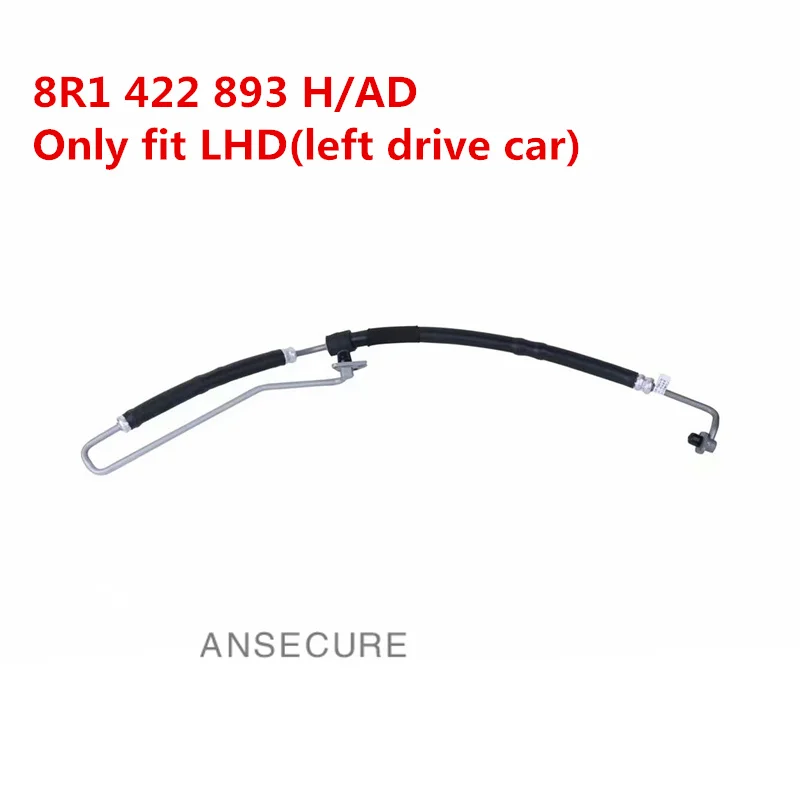 Power Steering High Pressure oil pipe with Value For Audi Q5 2.0 2009 2010 2011 2012 8R1422893H 8R1422893AD