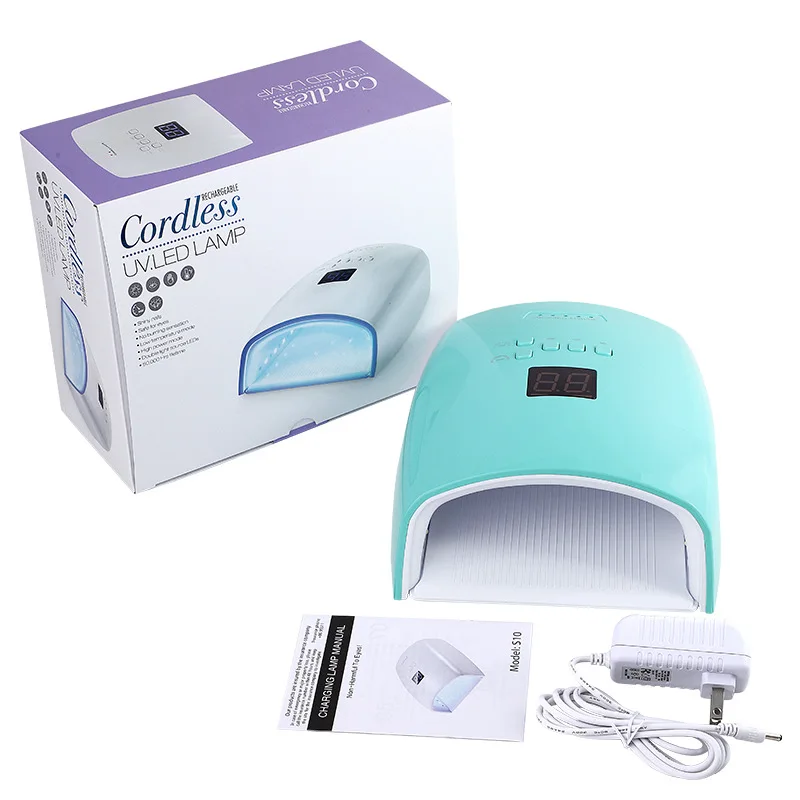 33 Light Bulbs Wireless Charging Manicure Light Therapy Machine 66W High-Power Nail Polish Curing Lamp for Salon Use