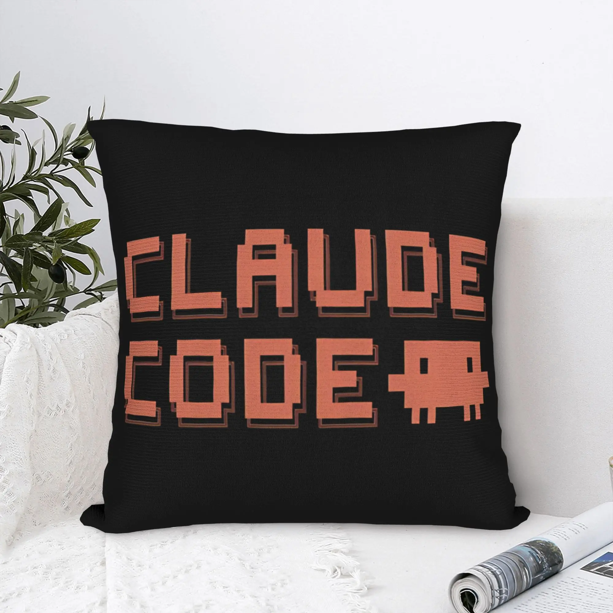 Claude Code Ai Anthropic Artificial Intelligence Chatgpt Gemini Code Data Pillow Cover Cushion Cover Pillow Case For Sofa Bed