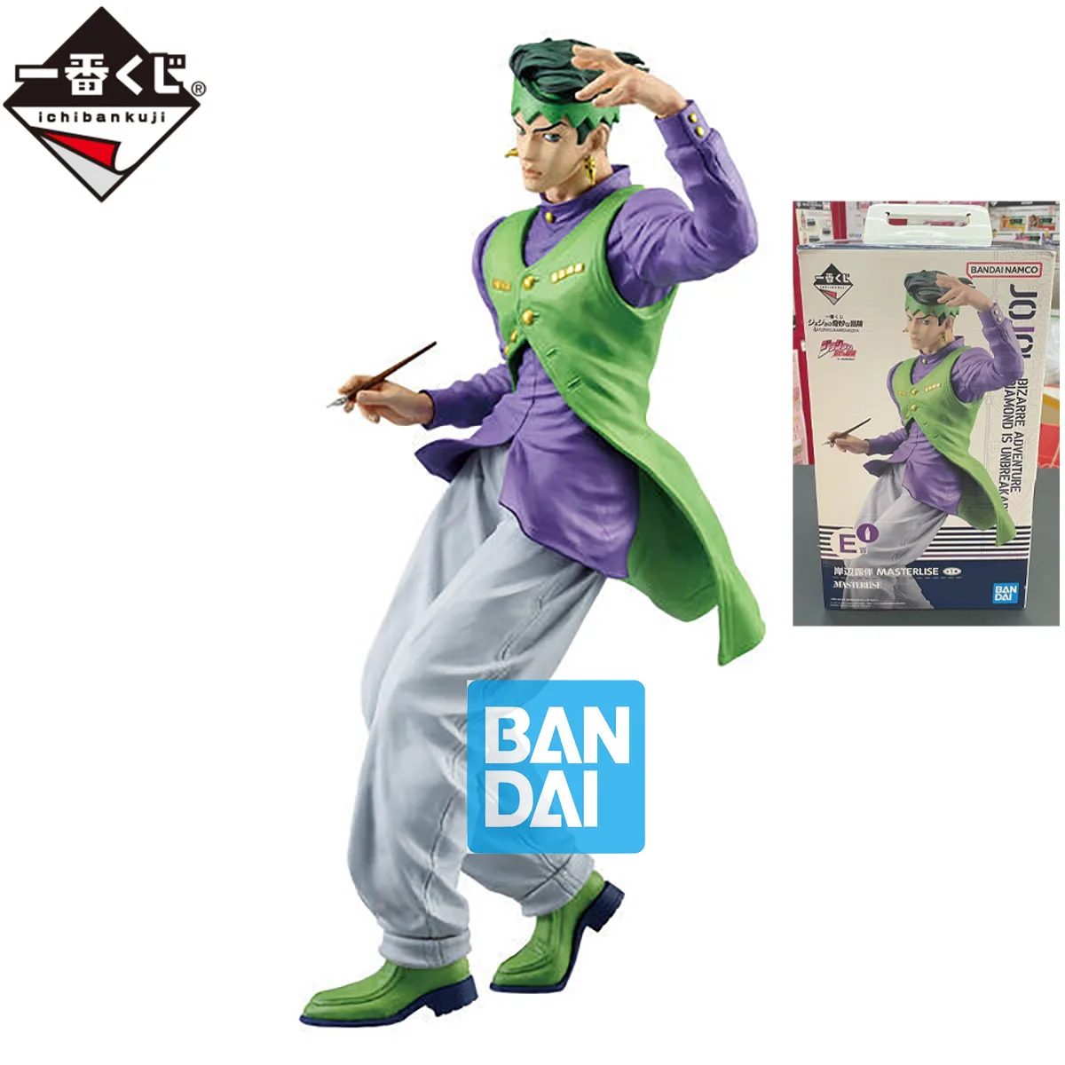 100% Original Bandai Spirits Ichiban Kuji Jojo No Kimyou Na Bouken Kishibe Rohan Anime Figure Action Figure Collection Series