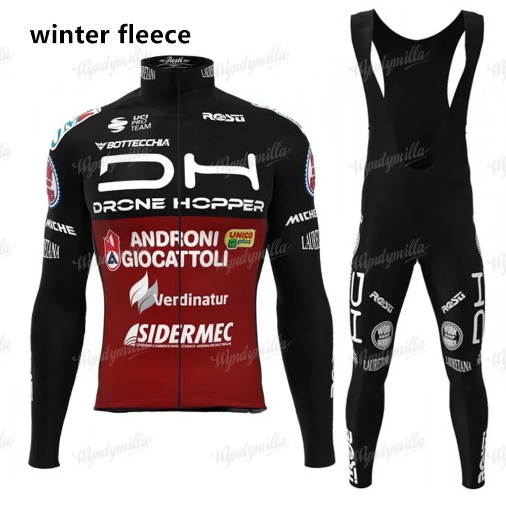 2022 Bike Team Set Drone Hopper - Androni Giocattoli (winter Jacket Set+spring Suit)-professional Cycling Team Racing Jersey