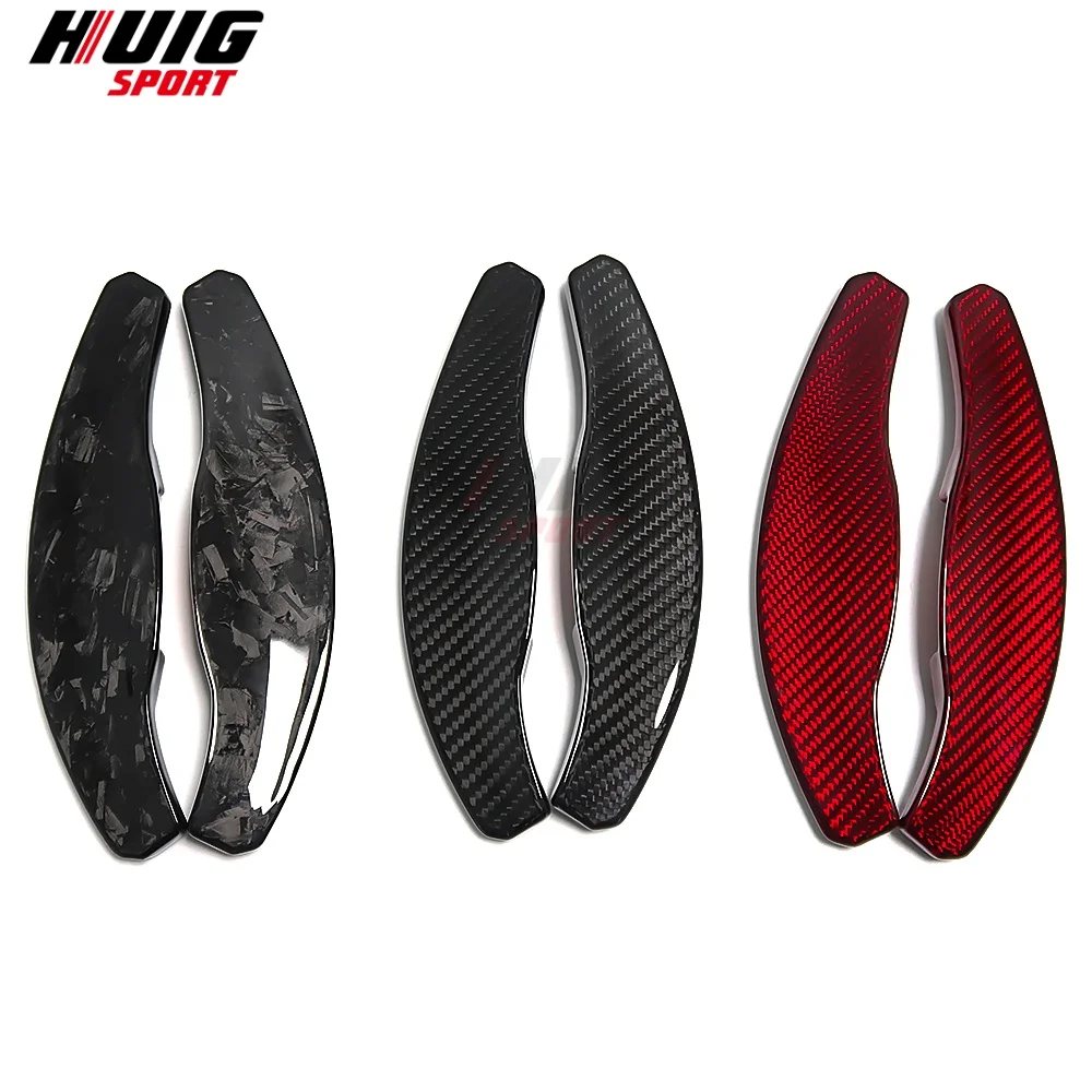 For Honda Civic 11th 2022 2023 2024 2025 2026 Carbon Fiber Car Steering Wheel Shift Paddle DSG Extended Cover Trim Accessories