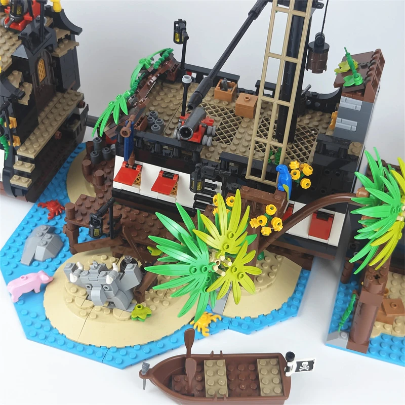 Filmmodell Fluch von Barracuda Bay 2545 Stück Bausteine Ziegel Geburtstag Weihnachten Kinder Geschenke kompatibel 21322 698998