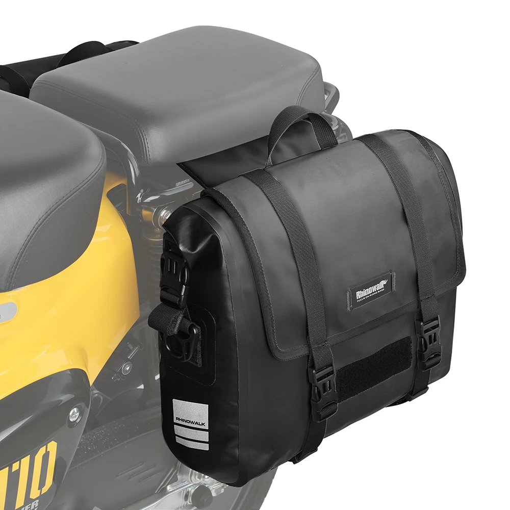 Quick Release Luggage Bag Large Capacity Side Storage Organizer 15L Waterproof Motorcycle Saddle Bag with Removable Inner